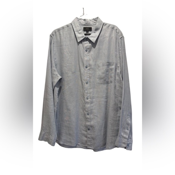 Vince Blue Casual Button Down Shirt - Picture 1 of 5